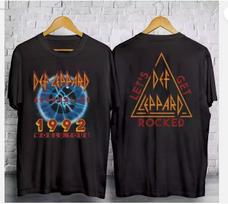 Vintažiniai 1992 m. Def Leppard koncertiniai marškinėliai „Adrenalize 1992 World Tour“, dydis S-5XL S
