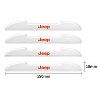 Jeep 4vnt. Automobilio Antirėminiai Buferio Juostelės Durų Šoninio Krašto Apsauginiai Lipdukai Jeep Renegade Compass Wrangler jk Chero