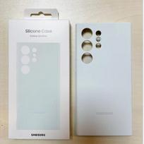 „Samsung S24 Ultra SM-S928B“ silikoninis dėklas, minkštas smūgiams atsparus telefono dėklo dangtelis For Galaxy S24 Ultra balta