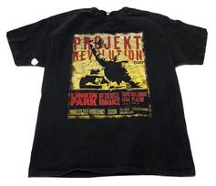 Projekt Revolution 2007 Tour Linkin Park My Chemical Romance J9 Unisex marškinėliai S