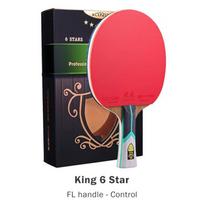 729 profesionali puolama stalo teniso raketė Karališkoji 6 7 8 9 žvaigždučių ITTF patvirtinta stalo teniso irklentė vidutinio lygio King 6 1Long + 1Bag