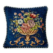 Europos šenilinio žakardo sofos pagalvės užvalkalas namams ar biurui 48*48cm/Cushion Cover