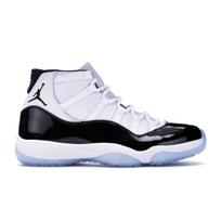 Air Jordan 11 Retro Concord 2018 Unisex Kedai Balti Juodi-Tamsiai-Concord 378037-100 40
