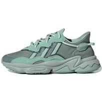 Adidas Originals Ozweego Patogūs Kvėpuojantys Neslystantys Žemi Gyvenimo Būdo Batai Moteriški Kedai Pilki Žali GW3319 35½