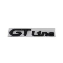 3D automobilio stilius GT LINE Automobilio sparno šoninės bagažinės pavadinimo lipdukas emblema ženklelis lipdukas new-black