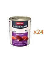 ANIMONDA Grancarno jautiena/ėriena 800g x 24