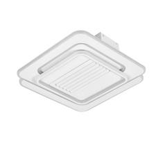 Osram - dimeriuojamas LED lubinis šviestuvas su ventiliatoriumi LED/55W/230V balta + su nuotoliniu pulteliu