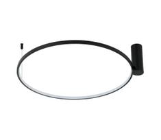 LED lubų šviestuvas RING S, 50 W, 230 V, 3000/4000/6000 K, skersmuo 90 cm, juodas