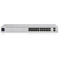 Ubiquiti   Unifi Switch   USW-PRO-24-POE   Managed L3   Desktop   Gigabit Ethernet (copper) ports quantity 24   SFP+ ports quantity 2   PoE+ ports quantity 24   Power supply type AC/DC, Internal, 450W