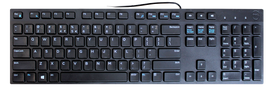 Dell   KB216   Multimedia   Wired   US   Black   Lithuanian   Numeric keypad