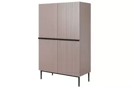 Sideboard Nicole - Anticrosa Mdf / Black Legs
