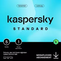 Kaspersky Standard - 5 Device, 1 Month - Subscription (ABO) - ESD-Download