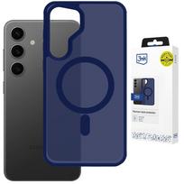 3mk Smoke MagCase for Samsung Galaxy S24 - Blue-Translucent