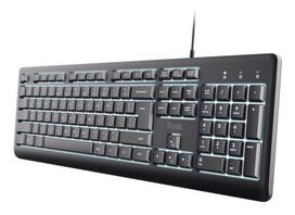 Trust Primo Beleuchtete klaviatūra Namams / biurui USB QWERTY Anglų (JAV) Juoda