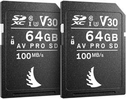 Angelbird memory card SDXC 64GB AV Pro V30 Match Pack for Fujifilm
