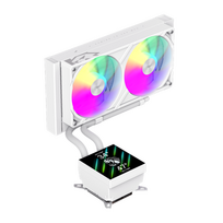 Gamemax CPU Liquid Cooler  GLACIER 240 LCD WH  White