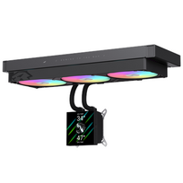 Gamemax CPU Liquid Cooler  GLACIER 360 LCD BK  Black