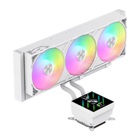 Gamemax CPU Liquid Cooler  GLACIER 360 LCD WH  White