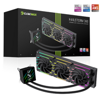 Gamemax CPU Liquid Cooler  HAILSTORM 360 LCD BK  Black