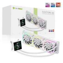 Gamemax CPU Liquid Cooler  HAILSTORM 360 LCD WH  White