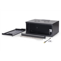Digitus SOHO Pro network set, 483 mm (19") 4U, 540 x 400 mm  DN-49201-SET  Black