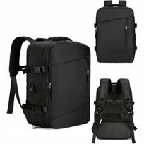 Kuprinė rankiniam bagažui 46×32×16 cm, USB, atspari vandeniui, laptopui iki 15,6″