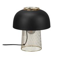 Matinės juodos spalvos iš metalo stalinis šviestuvas (aukštis 28 cm) Punch – Reality