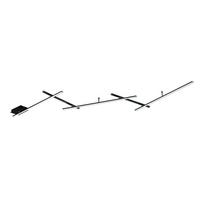 Matinės juodos spalvos lubinis šviestuvas LED su pritemdymo funkcija 50x245 cm Indira – Trio