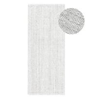 Apverčiamas/rankų darbo šviesiai pilkos spalvos iš džiuto kilimas 80x200 cm Bouclé Jaipur – Hanse Home