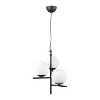 Matinės juodos spalvos kabantis šviestuvas ø 40 cm su stiklo gaubtu Pure – Trio