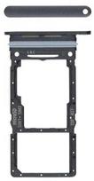 SIM kortelės laikiklis Samsung A336 A33 5G Awesome Juodas originalus (service pack)