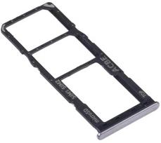 SIM kortelės laikiklis Samsung A325 A32 4G 2021 Juodas originalus (service pack)