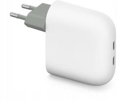 Google Pixel Flex Dual Port 67 W Fast Charger  USB-C  balta - Ladetajs Dual USB-C Charger GA09856-EU (0840353927964) | 840353927964 | 840353927964