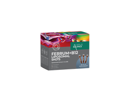 Ferrum + B12 Liposomal shots, kraujodarai, Acorus Balance, 14 vnt.