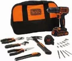 Black&Decker Black & Decker BDCDC18HTSA-QW drill Key Black, Orange