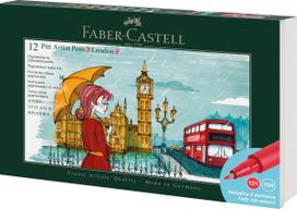 Faber-Castell - Pitt Artist Pen tin set - London - 12 pcs (267137)