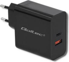 Qoltec Charger 63W 5-20V, 1.5-3A, USB C