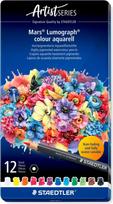 Staedtler – Mars Lumograph Aqua – 12 pcs – 100% PEFC  (104 M12)