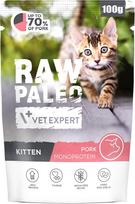 Vetexpert Raw Paleo Kitten Pork - wet cat food - 100g