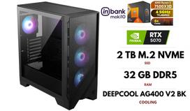 Stacionarus kompiuteris | RYZEN 5 7500X3D, DDR5 32GB 6000MHz, NVME M.2 SSD 2TB, RTX 5070