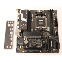 SALE OUT. ASRock B850M-X WIFI | Processor family AMD | Processor socket AM5 | DDR5 | Supported hard disk drive interfaces SATA, M.2 | Number of SATA connectors 4 | USED, REFURBISHED, WITHOUT ANTENA. ACCESSORIES, ONLY BACKPANEL INCLUDED