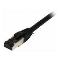 Synergy21 Patchkabel RJ45, CAT8.1 2000Mhz, 7,5m, schwarz, S-STP(S/FTP), TPE/LSZH(SuperFlex), AWG26,