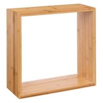 3 dalių sieninės lentynos "Fixy" 25cm rudas bambukas