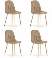 Leobert Kėdė PADVA - aksomas Brown / ąžuolo kojos x 4 | 5903332024285 | 5903332024285