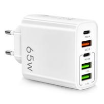 USB-C įkroviklis, 5 jungtys, 65W