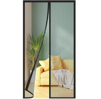 Went magnetinis durų tinklelis nuo vabzdžių 60 × 180 cm, juodas