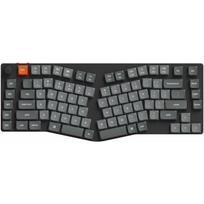 Klawiatura gamingowa Keychron K15M Gateron Low Profile MX Red 2.0 bezprzewodowa mechaniczna podświetlana szaro-czarna | K15M-H1 | 4895248882022