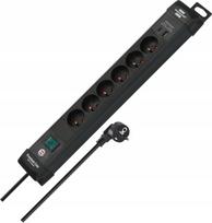 Listwa zasilająca Brennenstuhl Premium-Line 6 gniazd 3 m czarna (002302690000) | 002302690000 | 4007123694617
