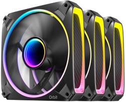 Wentylator Antec Orbit 120 ARGB 3-pak Black (0-761345-40059-6) | 0-761345-40059-6 | 761345400596