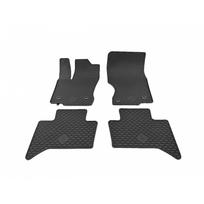 Guminiai kilimėliai TOYOTA Land Cruiser 250 2024→ (Su originaliais tvirtinimais, Juodos spalvos)